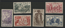 N° 165 à 170 Série Complète Expo Internationale De Paris Oblitérés C. à D. LOME 2/8/37 TB - Used Stamps