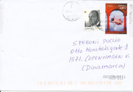 Spain Cover Sent To Denmark 31-1-2011 - Cartas & Documentos