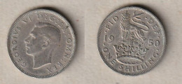 00958) Grossbritannien, 1 Shilling 1950, George VI, Englisch - Otros & Sin Clasificación