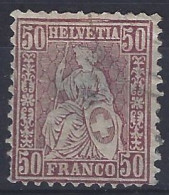 Suiza U   56 (o) Usado. 1881 Adelgazado - 1843-1852 Federal & Cantonal Stamps