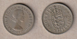 00955) Grossbritannien, 1 Shilling 1956, Elisabeth II, Englisch - Other & Unclassified