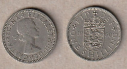 00954) Grossbritannien, 1 Shilling 1960, Elisabeth II, Englisch - Other & Unclassified