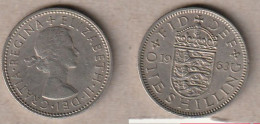 00945) Grossbritannien, 1 Shilling 1963, Elisabeth II, Englisch - Otros & Sin Clasificación