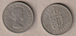 00952) Grossbritannien, 1 Shilling 1960, Elisabeth II, Schottich - Altri & Non Classificati