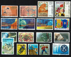 Luxembourg - Luxemburg - Timbres Oblitérés, Different Stamps 5 - Collections