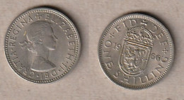 00949) Grossbritannien, 1 Shilling 1966, Elisabeth II, Schottisch - Sonstige & Ohne Zuordnung