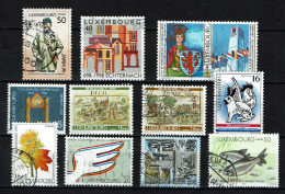 Luxembourg - Luxemburg - Timbres Oblitérés, Different Stamps 11 - Collections