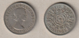00962) Grossbritannien, Florin 1954, Elisabeth II - Autres & Non Classés