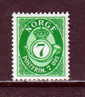 NORWAY - 1940-49 Posthorn 7o Mounted Hinged Mint - Ungebraucht