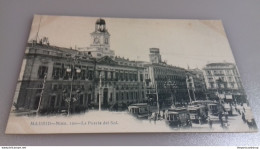 ESPAGNE - Madrid -  La Puerta Del Sol  Tram Trams - No.120 UNUSED - Madrid