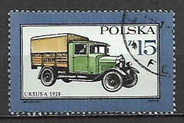 POLOGNE      -      CAMION    .   Oblitéré - Camion