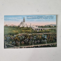 Carta Postale Non Circulèe - SAN DIEGO - GENERAL VIEW OF EXPOSITION FROM ROSE GARDENS - PANAMA-CALIFORNIA EXPO 1915 - San Diego