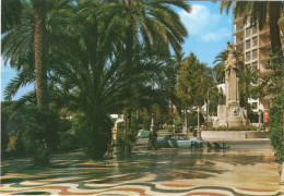 CPSM ESPAGNE ALICANTE Esplanade D'Espagne Et Monument à Canalejas 1969 - Alicante