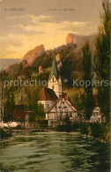 43115360 Blaubeuren Partie An Der Blau Mit Kirche Blaubeuren - Blaubeuren