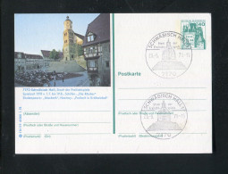 "BUNDESREPUBLIK DEUTSCHLAND" Bildpostkarte Mit Bildgleichem Stempel Ex "SCHWAEBISCH HALL" (3538) - Illustrated Postcards - Used