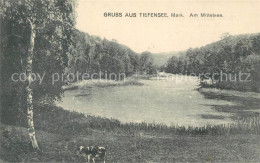 43114043 Tiefensee Bad Freienwalde Partie Am Mittelsee Landschaftspanorama Tiefe - Werneuchen