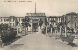Postcard Egypt Alexandria Ramleh Casino - Alexandrie