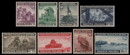 Polen 1941 - Mi-Nr. 360-367 ** - MNH - Kriegsszenen - Governo Di Londra (esilio)