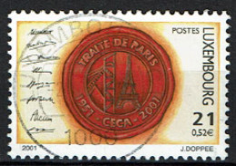 Luxembourg 2001 - YT 1476 - The 50th Anniversary Of Treaty Of Paris - Used Stamps