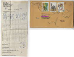 Brazil 1978 Registered Cover From São Paulo To Blumenau Stamp Canary Bird Church Thanksgiving Day + Auction Results - Lettres & Documents