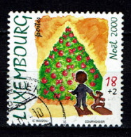 Luxembourg 2000 - YT 1467 - Noël, Sapin Décoré, Merry Christmas - Gebraucht