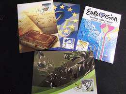 Greece 2006 Anniversaries And Events Card Set VF - Cartoline Maximum