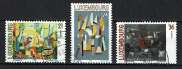 Luxembourg 2000 - YT 1459/1461 - Art Collection, Kesseler, Probst, Hoffman - Usati