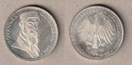 01550) Deutschland, 5 Mark 1968G Gutenberg - 5 Mark