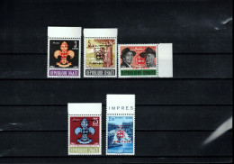 Haiti 1964 Olympic Games Innsbruck - Scouts Set Overprinted Postfrisch / MNH - Invierno 1964: Innsbruck