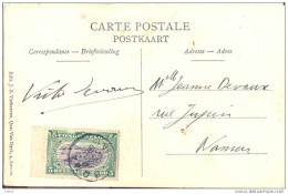 _ik899: N° 54 Met Bladboord: BOMA 2 JUIL 14-15 1912 > Namur (= Tarief Drukwerk)Postkaart: Panorama De Boma - Covers & Documents
