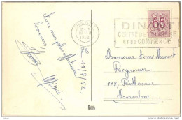 _Hd893:fantasiekaar: N° 856: DINANT CENTRE DE TOURISME ET DE COMMERCE  1952 - 1951-1975 Heraldischer Löwe (Lion Héraldique)