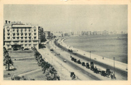 Postcard Egypt Alexandria Boulevard Queen Nazli - Alexandrie