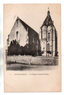 (28) 2010, Courville, Pellier Fils, L'Eglise Saint Pierre, Dos Non Divisé - Courville