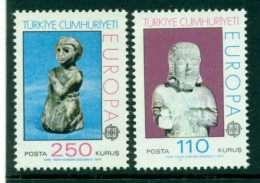 TURKEY 1974 Mi 2320-21** Europa CEPT - Sculptures [L3984] - 1974