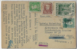 Brazil 1958 São Paulo Postcard Sent To Kritzendorf Austria Stamp Rio De Janeiro Botanical Garden + 3 Definitive - Briefe U. Dokumente