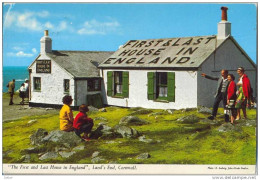 _N437: " The First And Last House In England" Land's End, Cornwall +stempel:Woont Niet Meer Op Het Aangeduide Adres..+re - Land's End