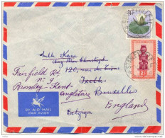 _Np980: Doorgestuurde Brief Van Bruxelles >> Brombey Kent: N° 287+315: STANLEYVILLE : Geen Bijkomend Port... Is Geplooid - Covers & Documents