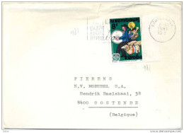 _Nx040: N° 981: ECHTERNACH 6-11 1981 > Oostende: Europa Folklore - Storia Postale