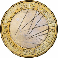 Finlande, 5 Euro, IIHF Hockey World Championship, 2012, SUP+, Bimétallique - Finlande