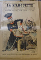 Revue Journal La Silhouette Satirique Caricature 50 X 32 Germany Allemagne Bismarck N° 993 De 1895 BOBB - 1850 - 1899
