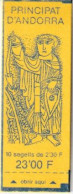 ANDORRE Carnet N° 3 - 10 X 2 F. 30 Type Blason 1990 - Fermé - Booklets