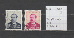 (TJ) Luxembourg 1950 - YT 439 + 440 (gest./obl./used) - Oblitérés