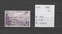 (TJ) Luxembourg 1953 - YT 471 (gest./obl./used) - Used Stamps