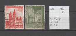 (TJ) Luxembourg 1953 - YT 473/74 (gest./obl./used) - Gebruikt
