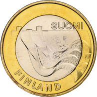 Finlande, 5 Euro, Le Barrage D'Imatrankoski, 2013, SPL, Bimétallique - Finland