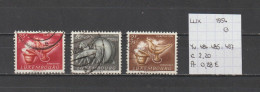 (TJ) Luxembourg 1954 - YT 484 + 485 + 487 (gest./obl./used) - Gebruikt