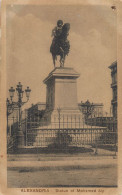 Postcard Egypt Alexandria Mohamed Aly Statue - Alexandrie