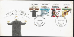 New Zealand 1988 Music In NZ FDC - FDC