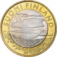 Finlande, 5 Euro, Le Coucou En Carélie, 2014, Vantaa, SPL, Bimétallique - Finlandía