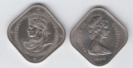 Guernsey Coin  Ten Shillings 10/- 1966 Norman Conquest Uncirculated - Guernesey